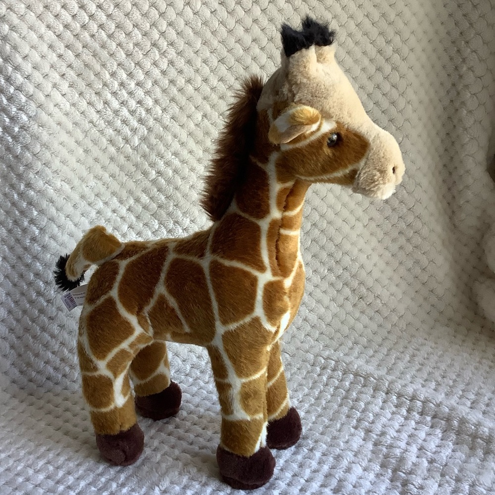AURORA WORLD 2016 Standing Plush Giraffe Stuffed Animal Toy 14 Inches Tall